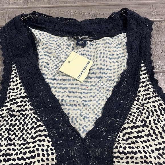 Lucky brand oversized women top - Picture 2 of 9